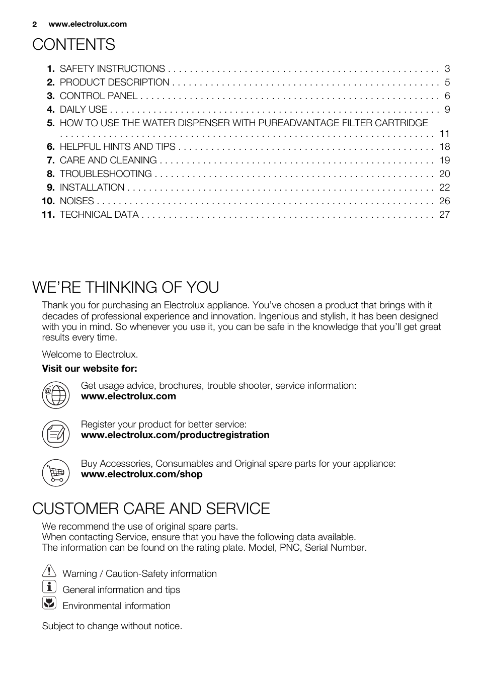 Electrolux EN3850DOX User Manual | Page 2 / 88
