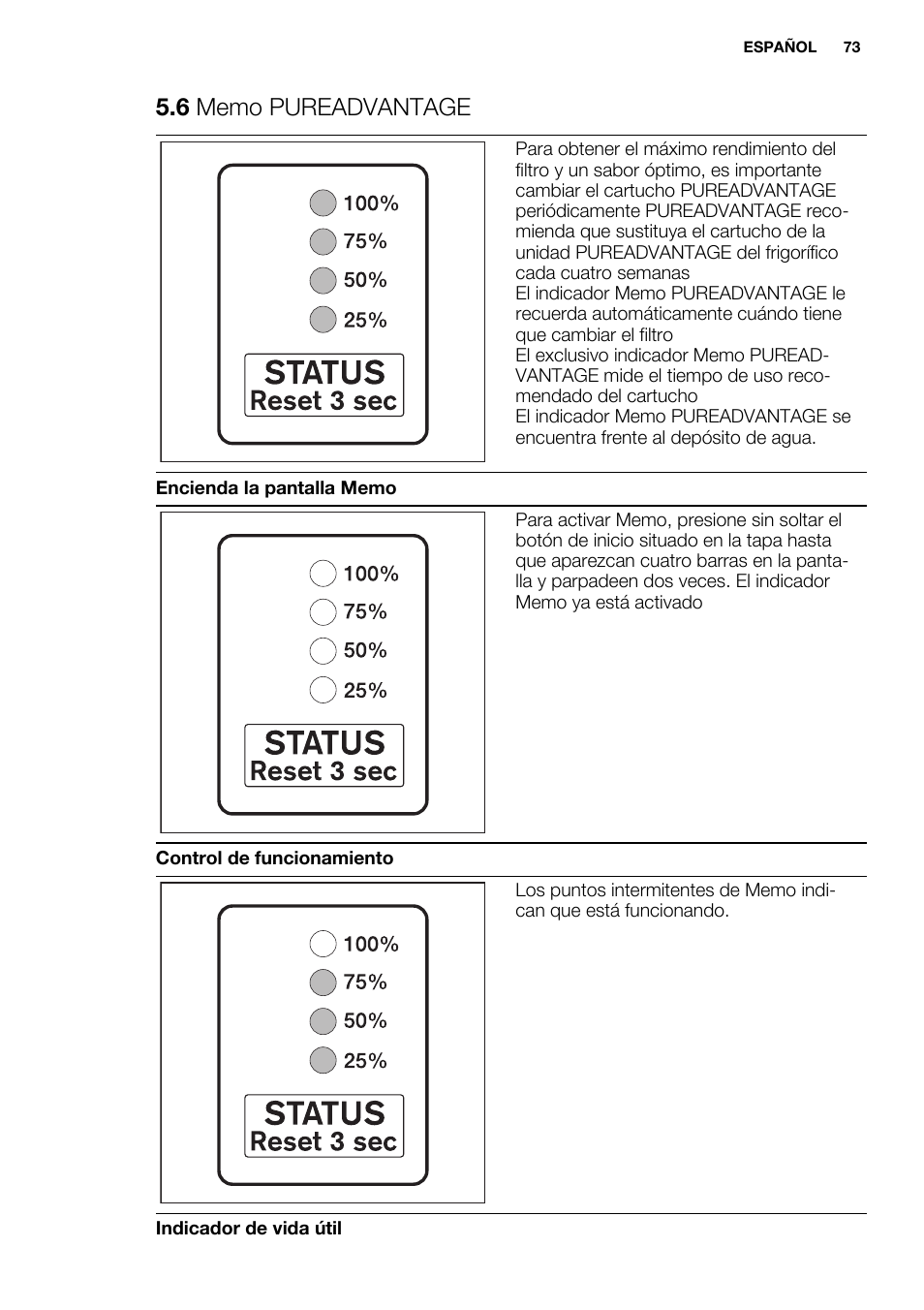 Electrolux EN3850DOX User Manual | Page 73 / 88