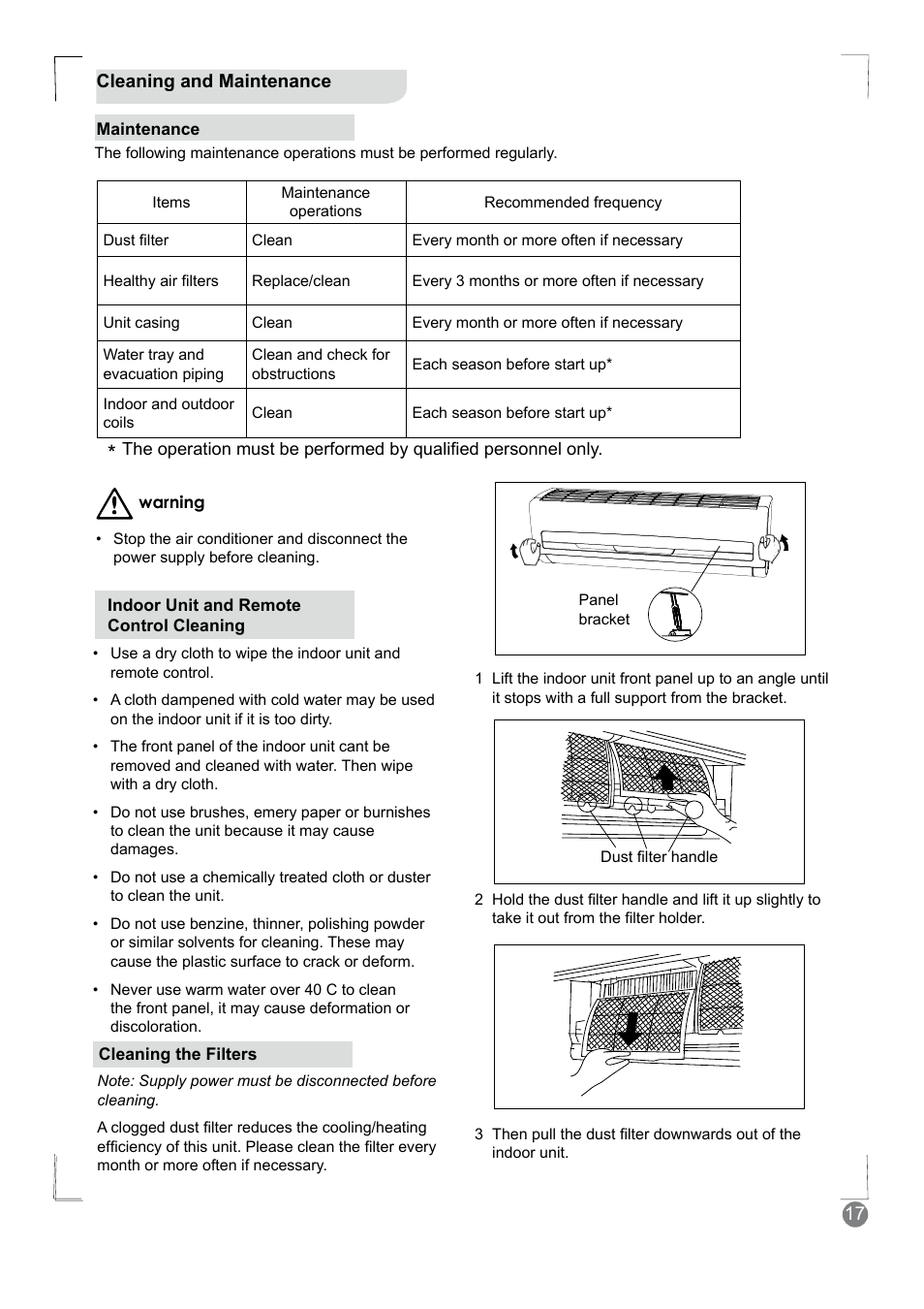 Electrolux EXM18HV1WE User Manual | Page 17 / 82