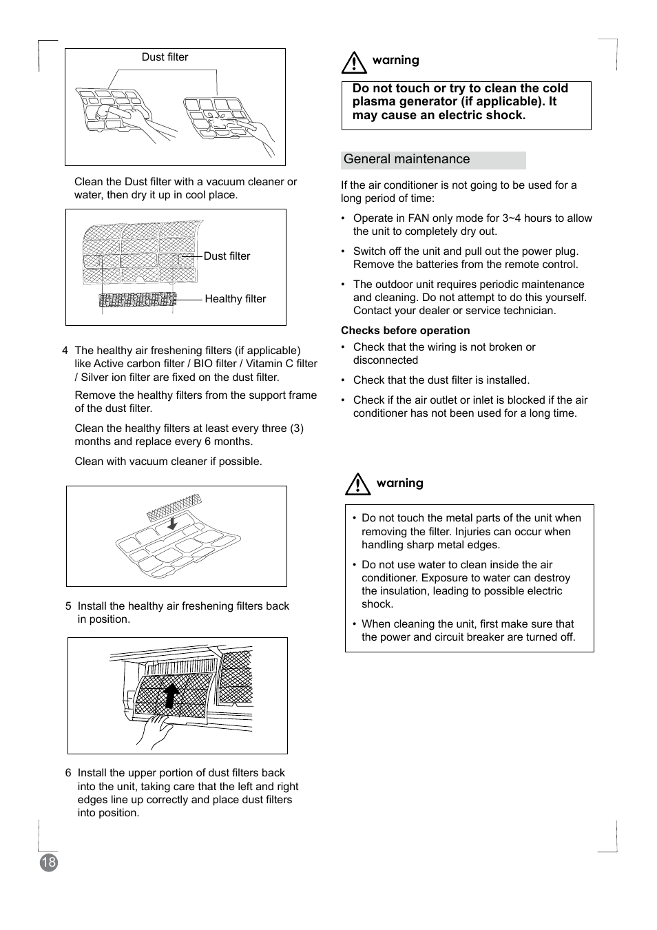 Electrolux EXM18HV1WE User Manual | Page 18 / 82