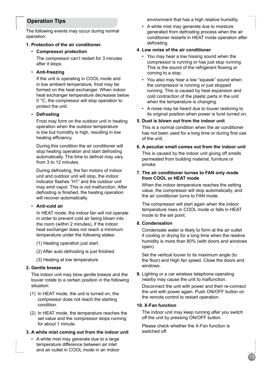 Electrolux EXM18HV1WE User Manual | Page 19 / 82