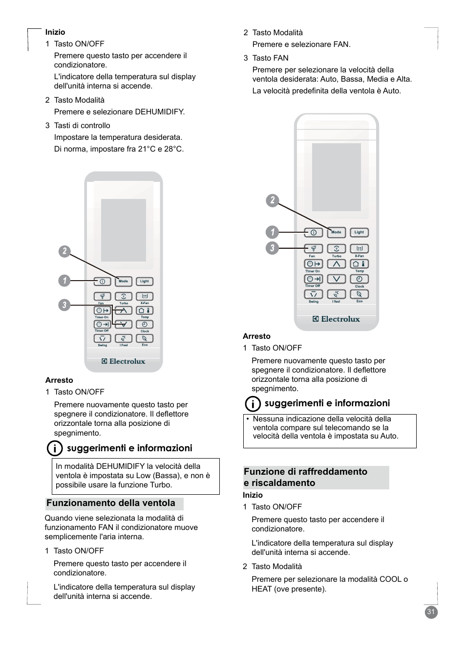 Electrolux EXM18HV1WE User Manual | Page 31 / 82