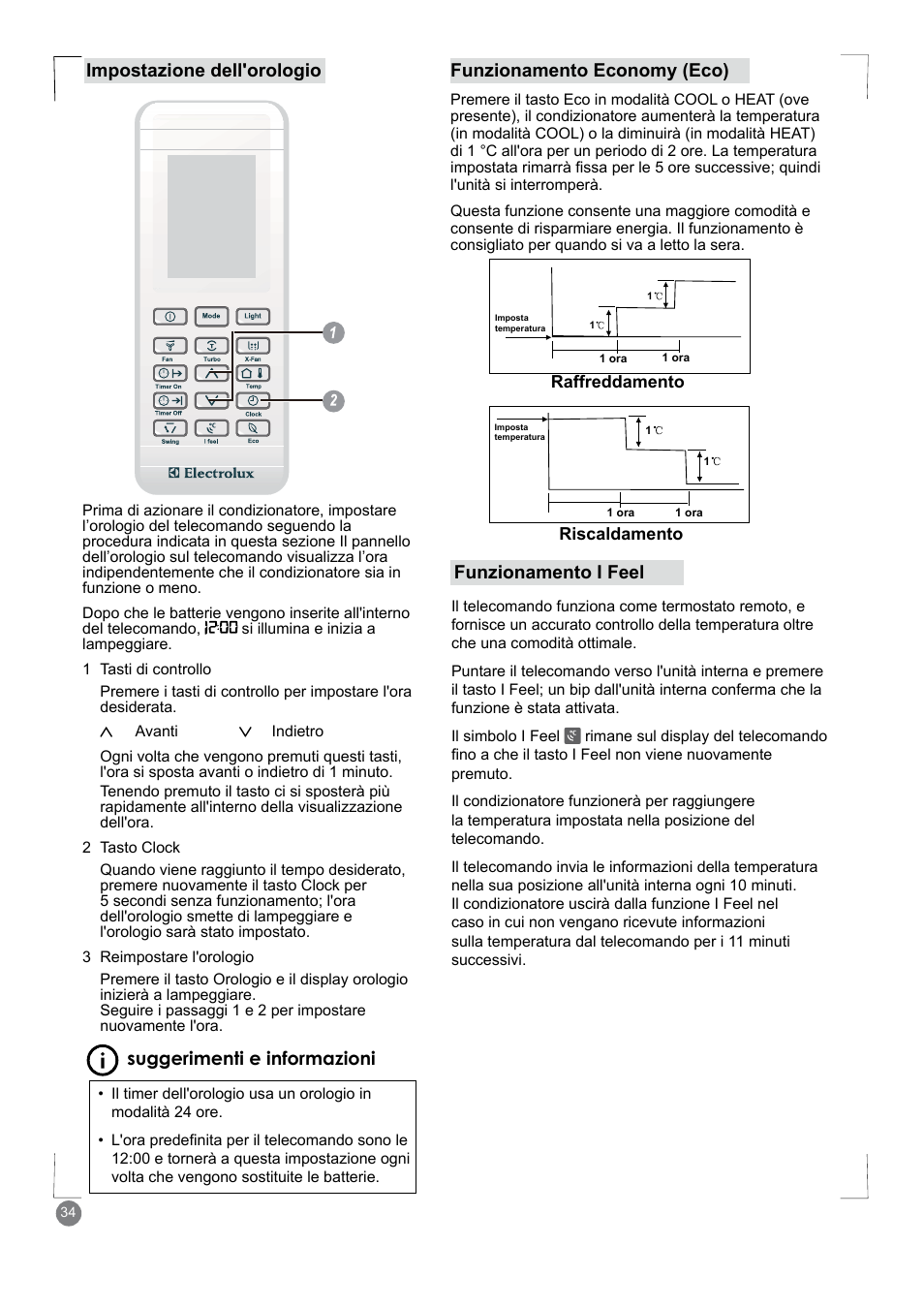 Suggerimenti e informazioni | Electrolux EXM18HV1WE User Manual | Page 34 / 82