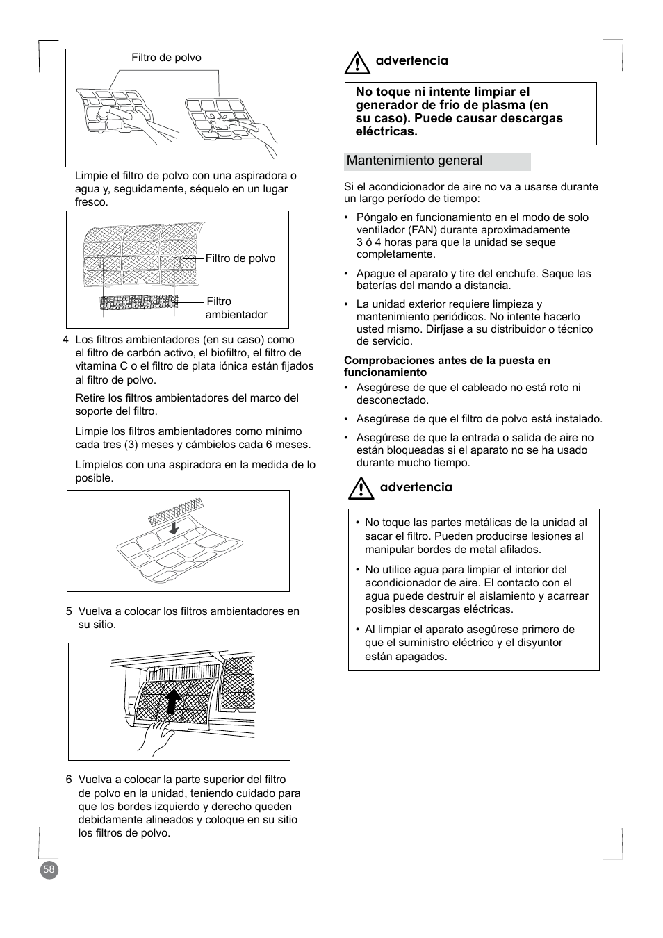 Electrolux EXM18HV1WE User Manual | Page 58 / 82