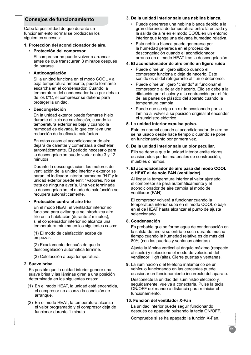 Electrolux EXM18HV1WE User Manual | Page 59 / 82