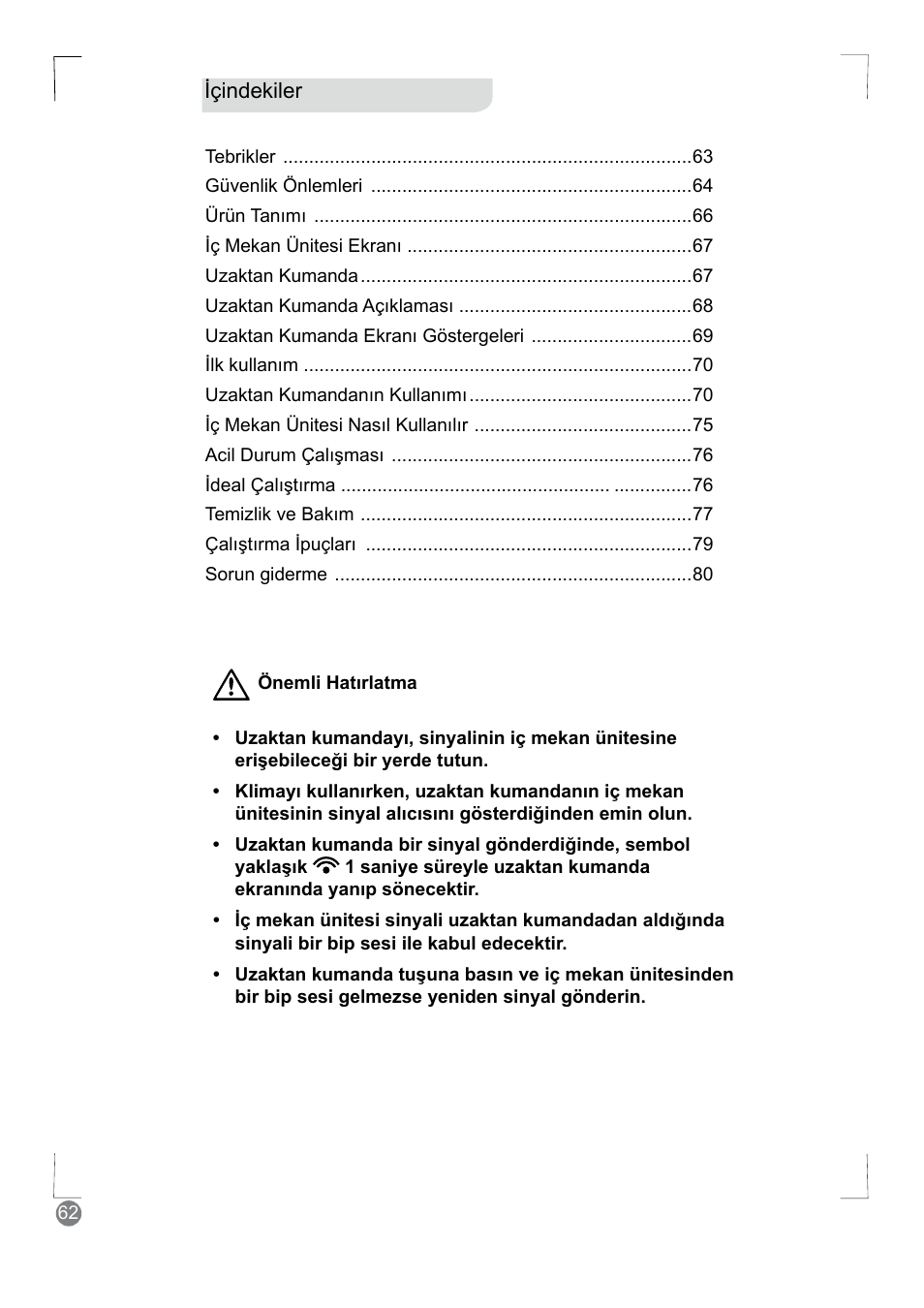 Electrolux EXM18HV1WE User Manual | Page 62 / 82