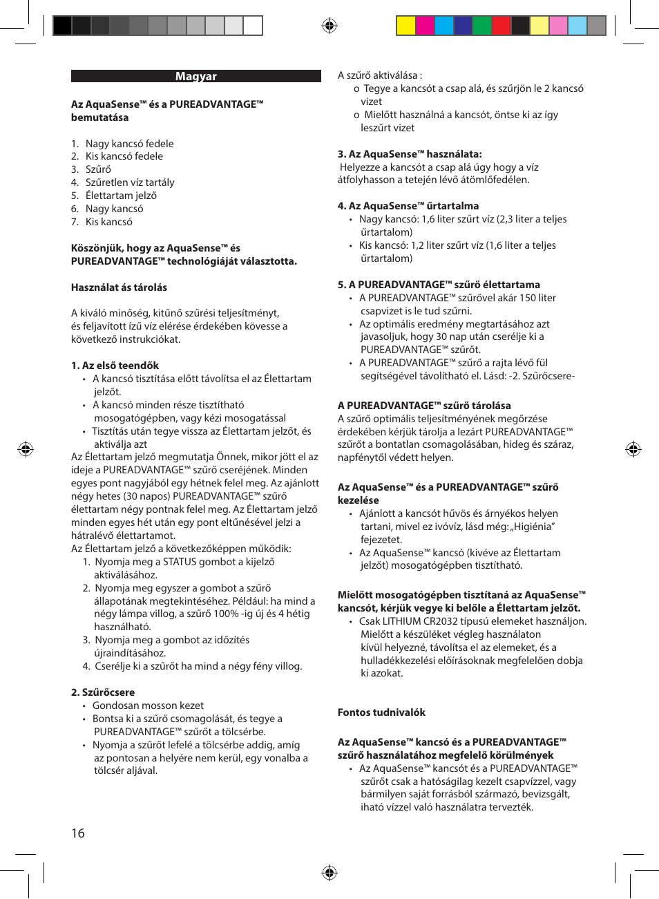 Electrolux EWFSJ4 User Manual | Page 16 / 58