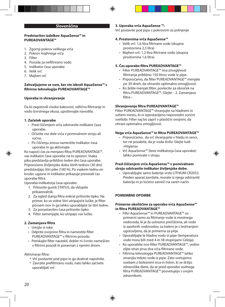 Electrolux EWFSJ4 User Manual | Page 20 / 58