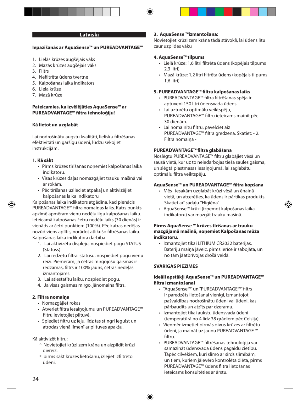 Electrolux EWFSJ4 User Manual | Page 24 / 58