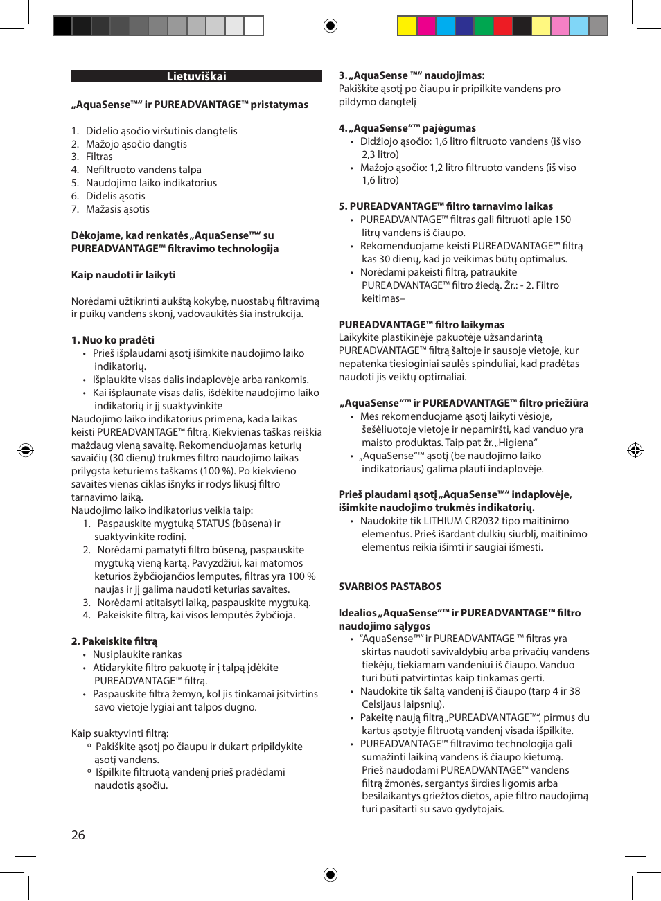 Electrolux EWFSJ4 User Manual | Page 26 / 58