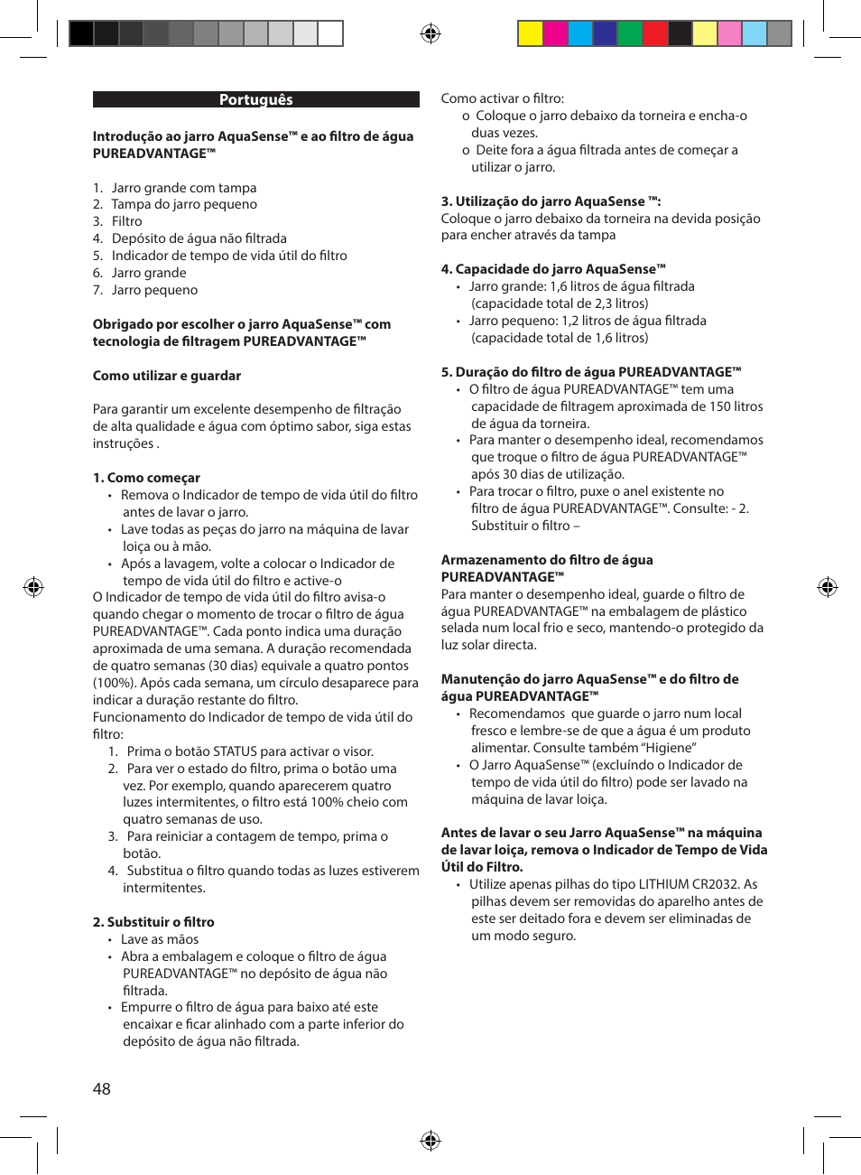 Electrolux EWFSJ4 User Manual | Page 48 / 58