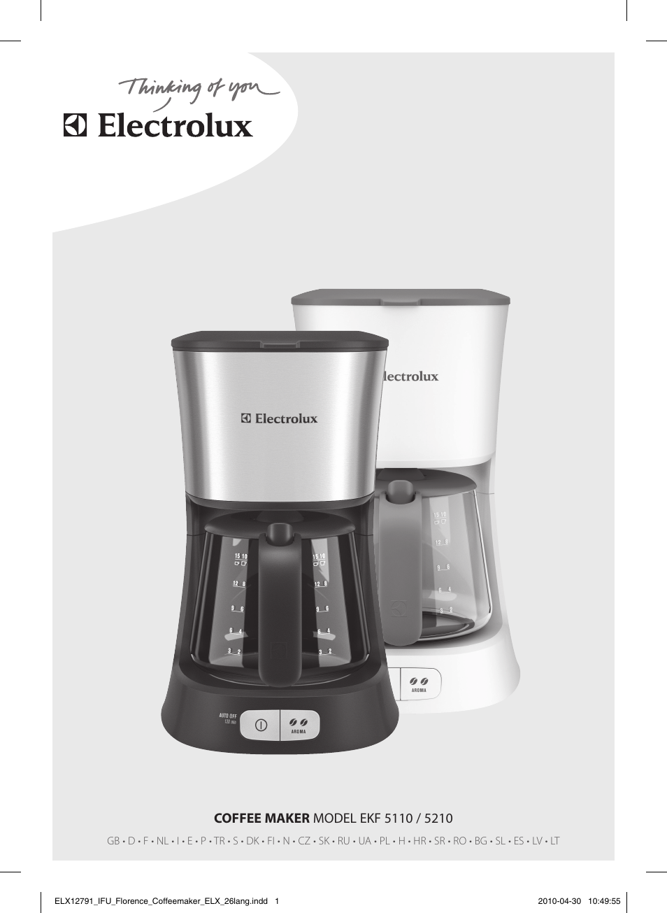 Electrolux EKF5110 User Manual | 60 pages