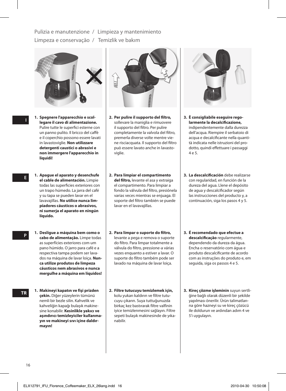 Electrolux EKF5110 User Manual | Page 16 / 60