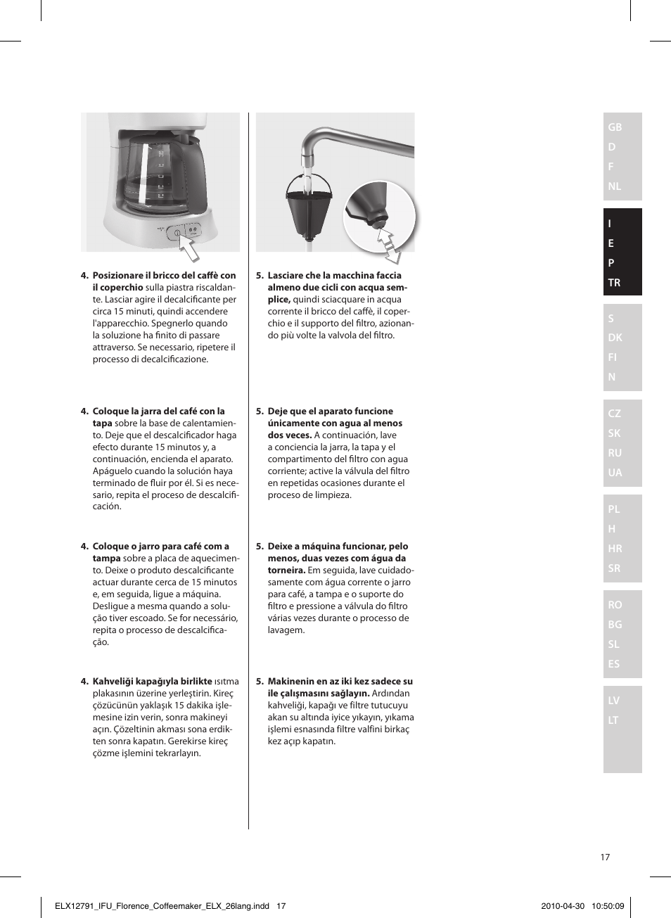 Electrolux EKF5110 User Manual | Page 17 / 60