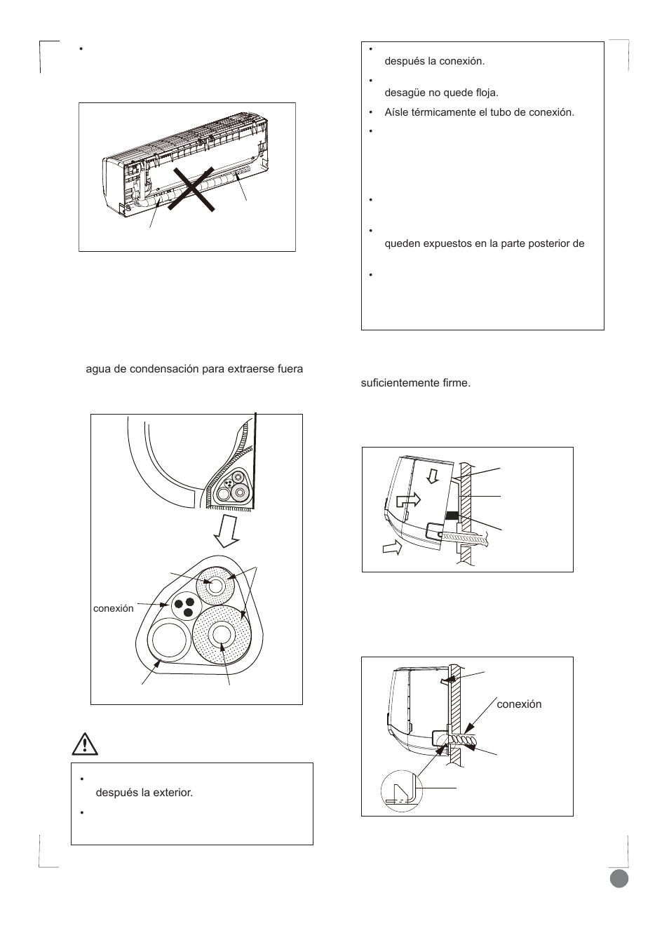 Comfort cool installation manual - l1_101, Precaución | Electrolux EXI09HD1WI User Manual | Page 101 / 136