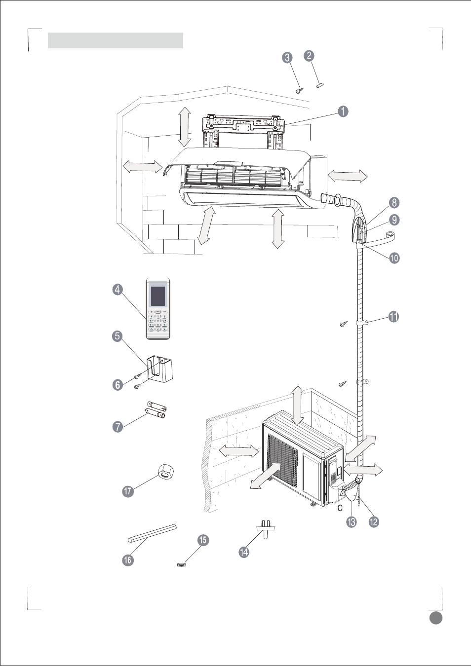 Comfort cool installation manual - l1_115, Descrição do produto, Aparelho interior | Aparelho exterior | Electrolux EXI09HD1WI User Manual | Page 115 / 136