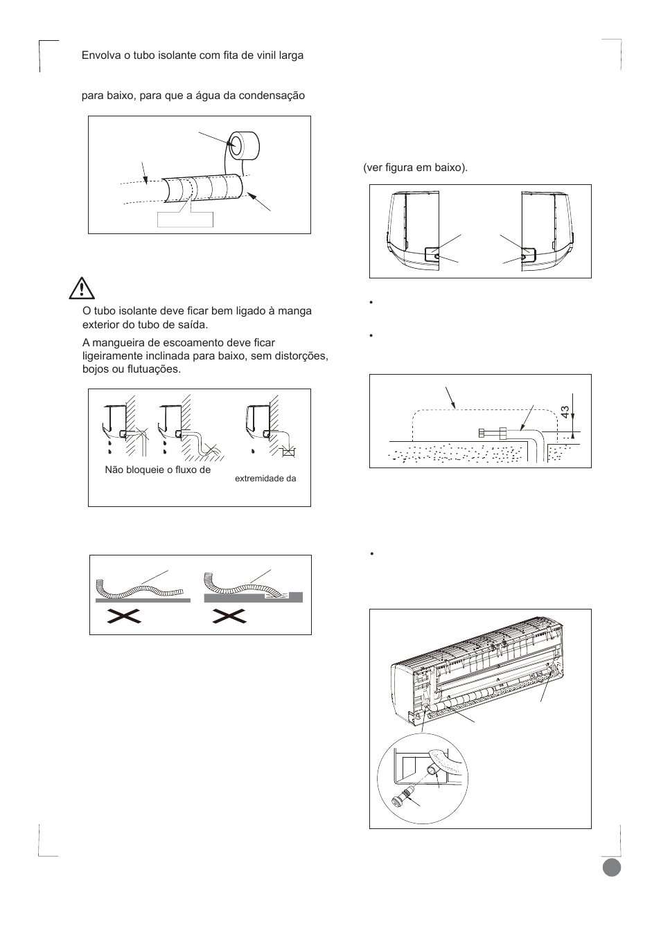 Comfort cool installation manual - l1_121, Etapa 4: instalação do aparelho interior, Atenção | Electrolux EXI09HD1WI User Manual | Page 121 / 136