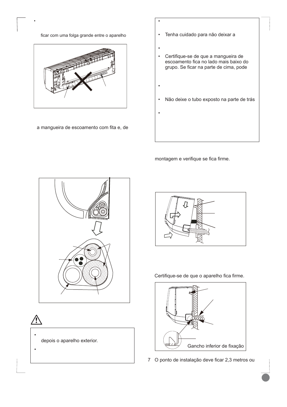 Comfort cool installation manual - l1_123, Atenção | Electrolux EXI09HD1WI User Manual | Page 123 / 136