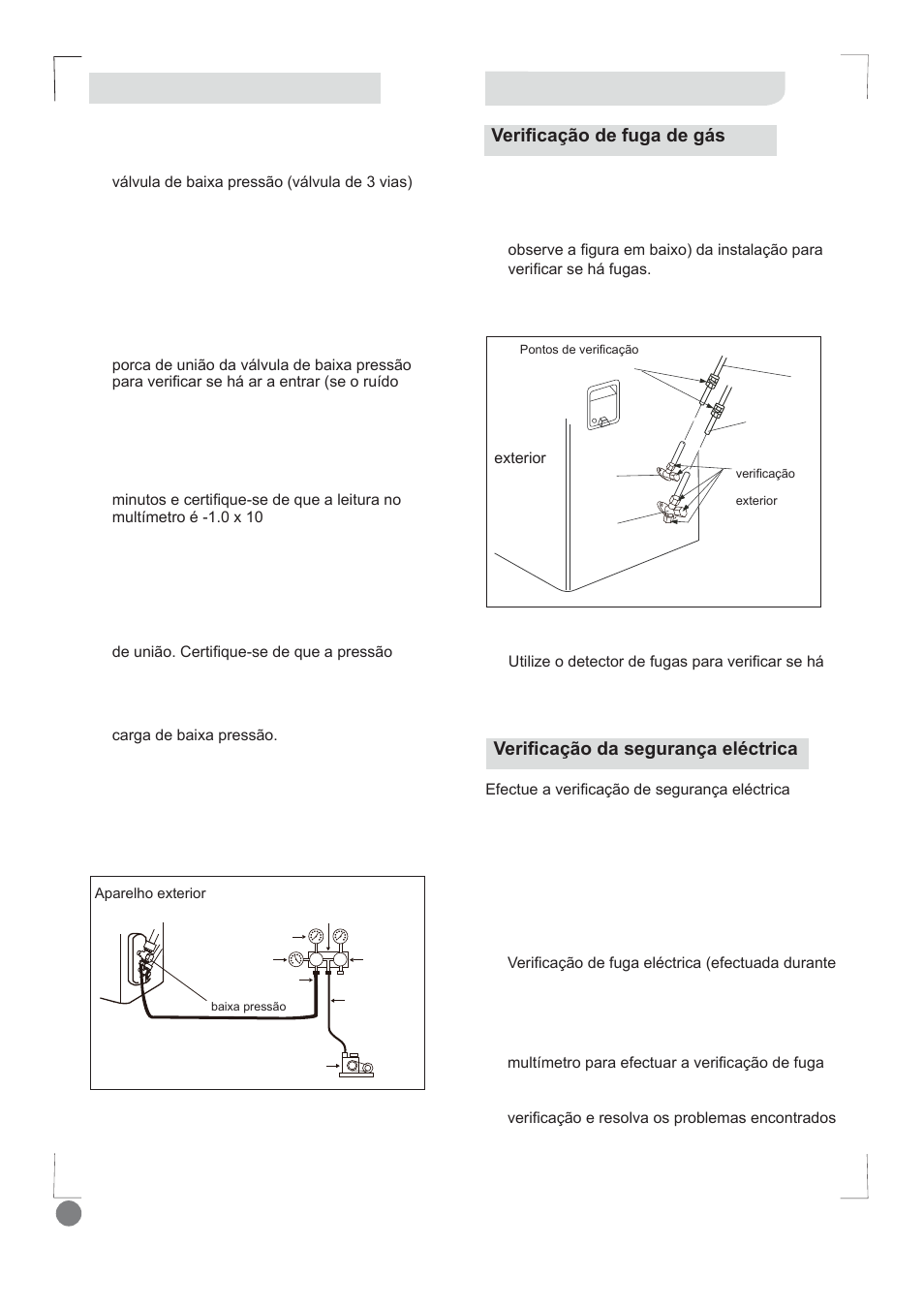 Comfort cool installation manual - l1_132, Teste de funcionamento, 9hul¿fdomrgdvhjxudqodhopfwulfd | Electrolux EXI09HD1WI User Manual | Page 132 / 136