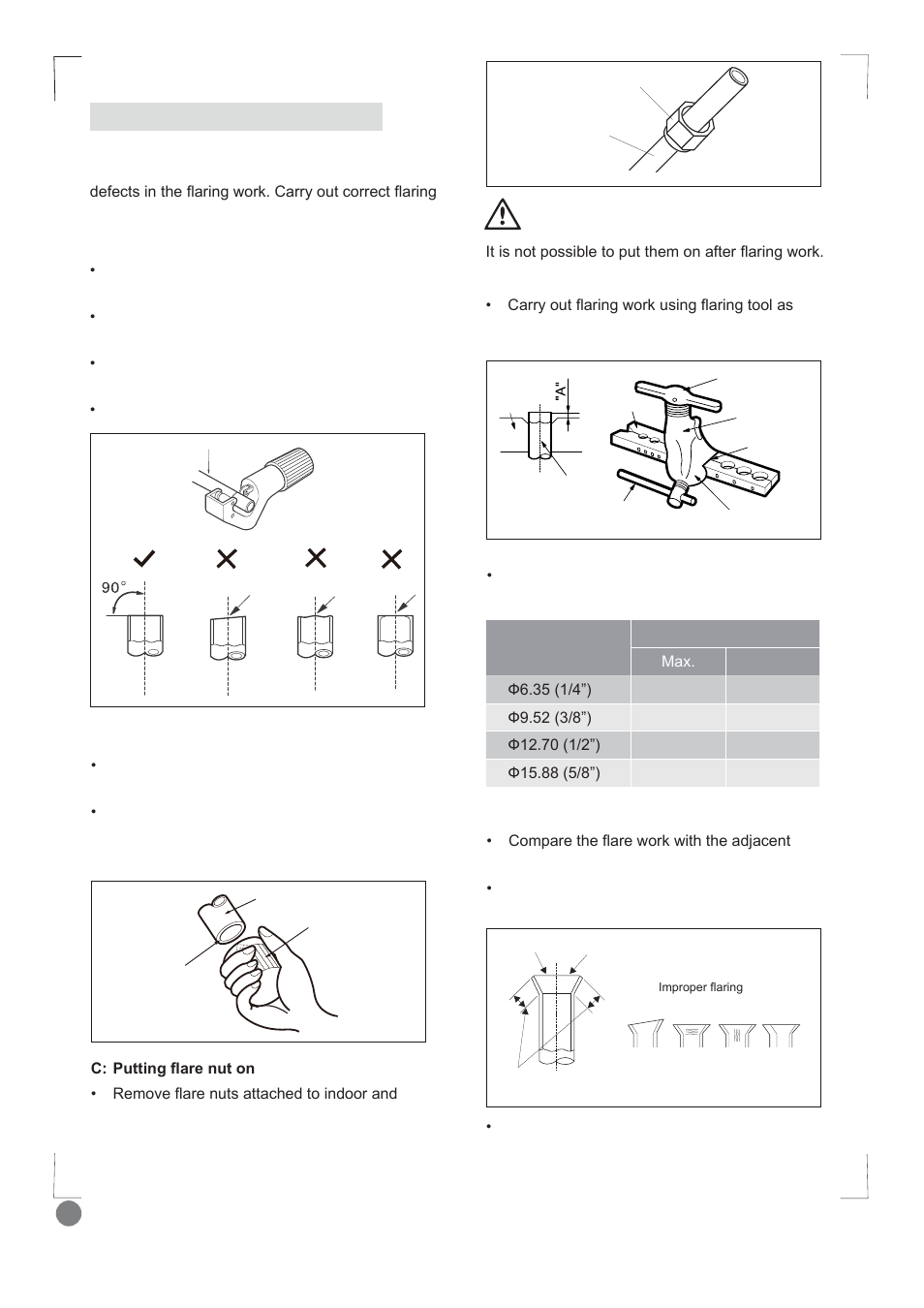 Comfort cool installation manual - l1_ 14, Caution | Electrolux EXI09HD1WI User Manual | Page 14 / 136