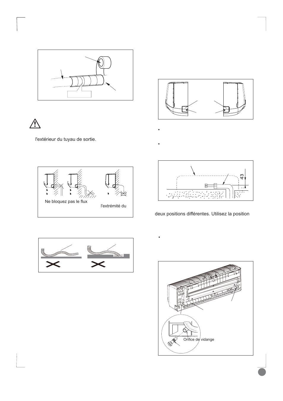 Comfort cool installation manual - l1_ 33, Étape 4: installation de l'élément intérieur, Attention | Electrolux EXI09HD1WI User Manual | Page 33 / 136