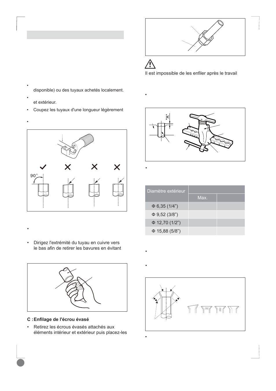 Comfort cool installation manual - l1_ 36, Attention | Electrolux EXI09HD1WI User Manual | Page 36 / 136