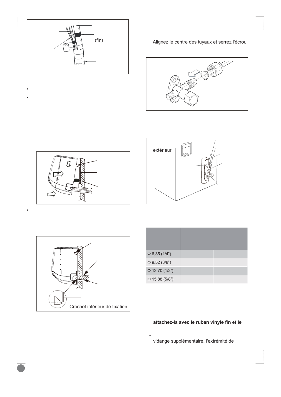 Comfort cool installation manual - l1_ 38, Étape 8 : formation de la tuyauterie | Electrolux EXI09HD1WI User Manual | Page 38 / 136