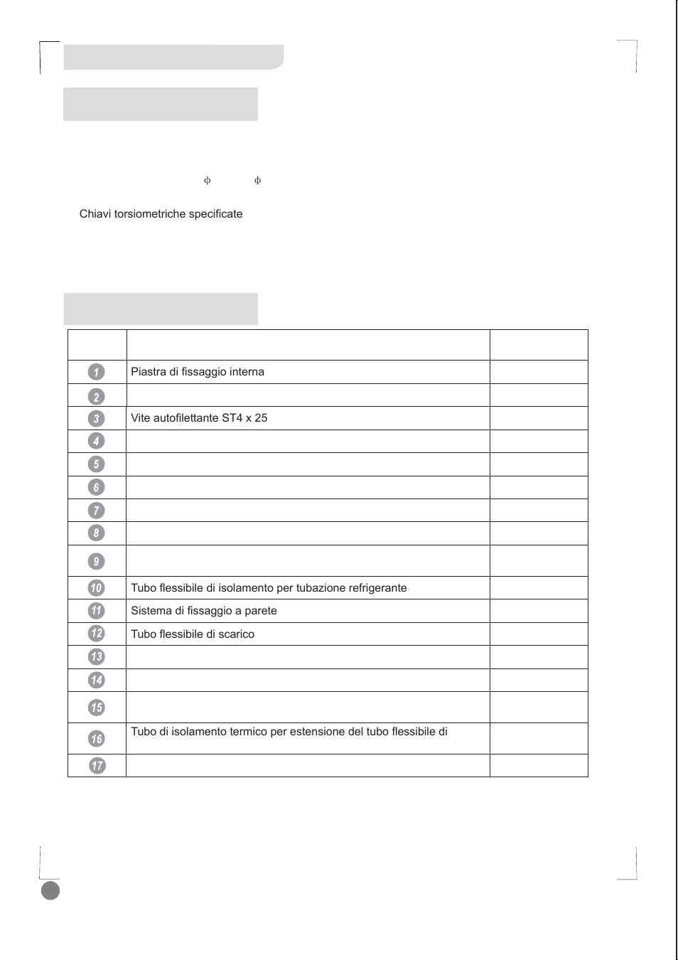 Comfort cool installation manual - l1_ 70, Prima dell’installazione | Electrolux EXI09HD1WI User Manual | Page 70 / 136