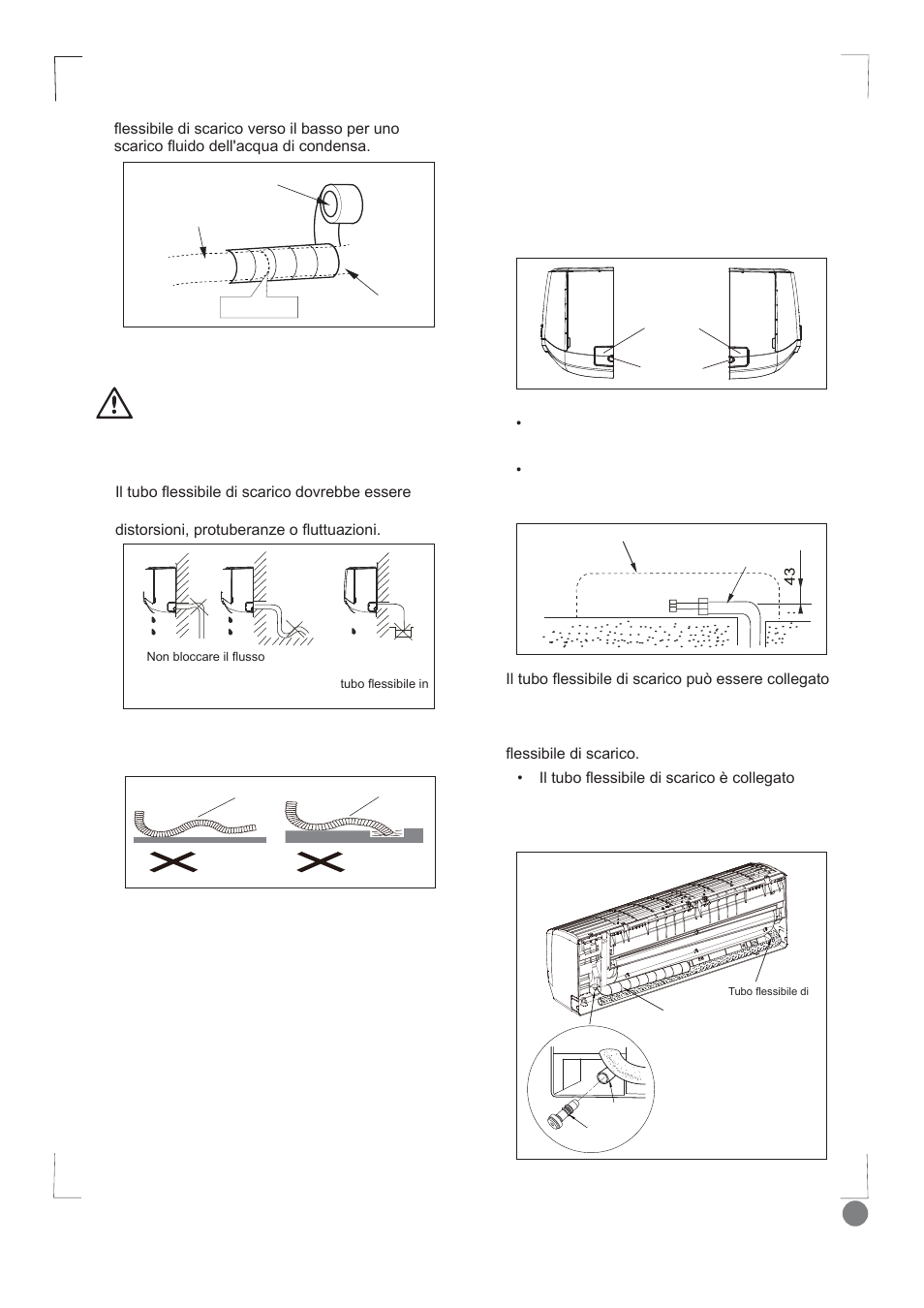 Comfort cool installation manual - l1_ 77, Fase 4: installazione dell'unità interna, Attenzione | Electrolux EXI09HD1WI User Manual | Page 77 / 136