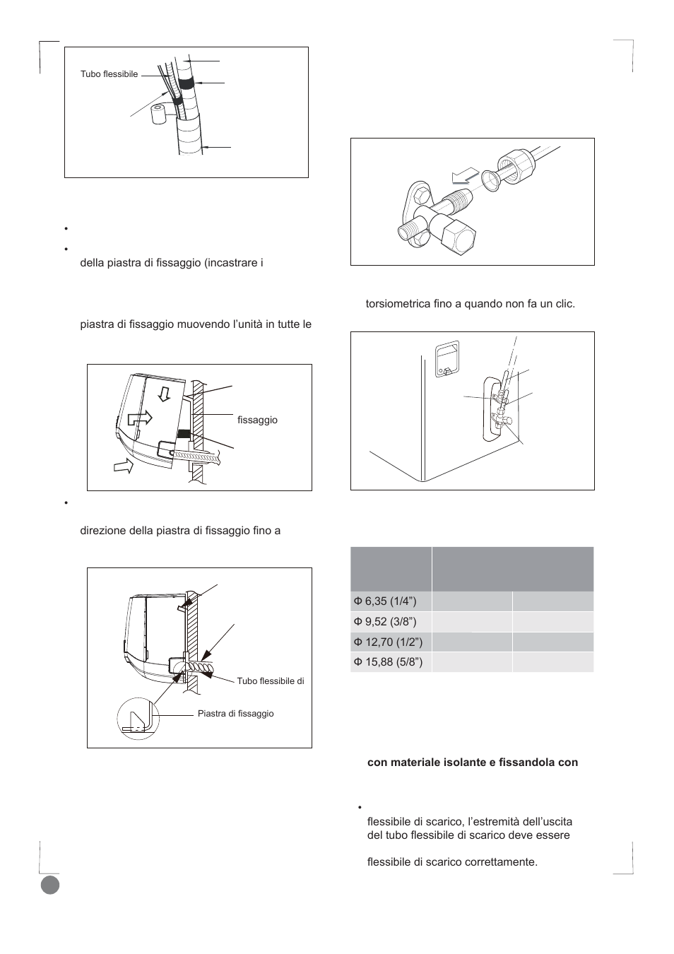 Comfort cool installation manual - l1_ 82, Fase 7: collegamento tubazioni - unità esterna, Fase 8: assemblaggio della tubazione | Electrolux EXI09HD1WI User Manual | Page 82 / 136