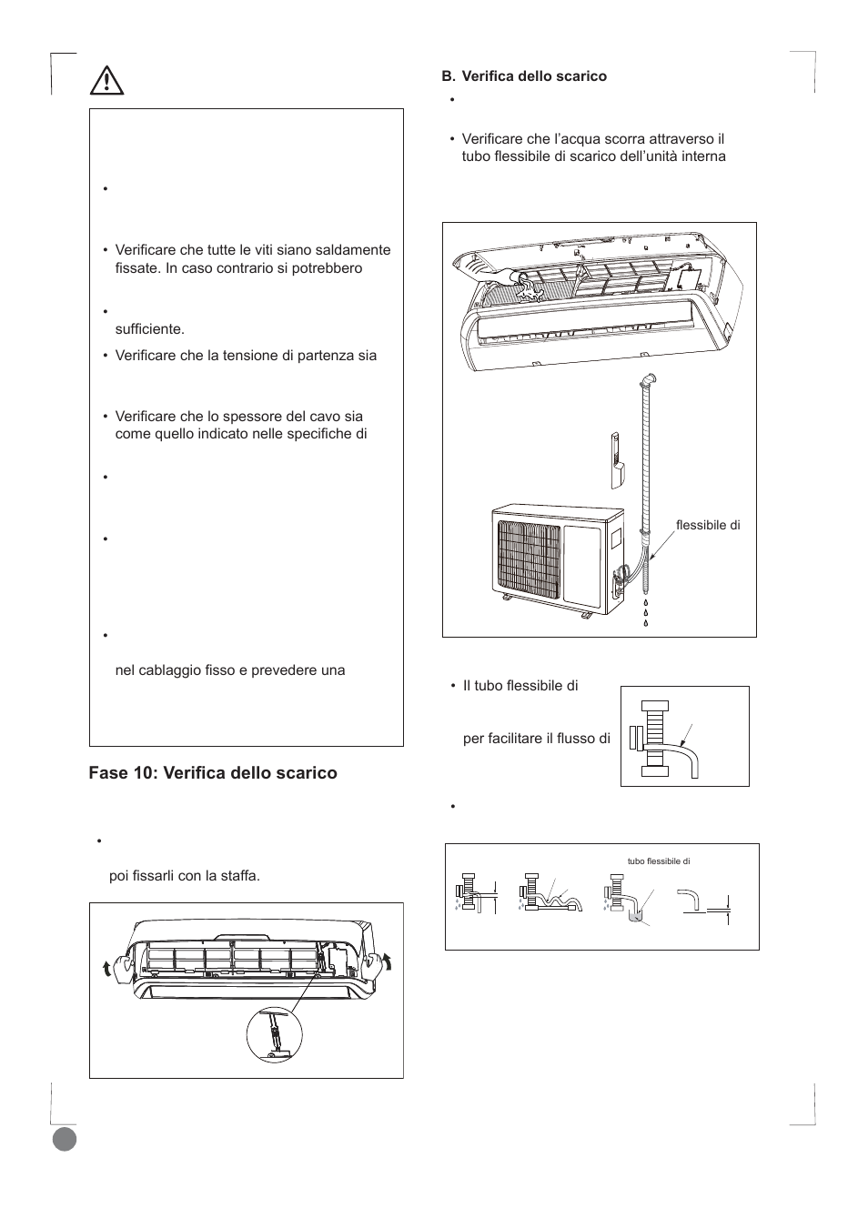 Comfort cool installation manual - l1_ 86, Dvh9hul¿fdghoorvfdulfr, Attenzione | Electrolux EXI09HD1WI User Manual | Page 86 / 136