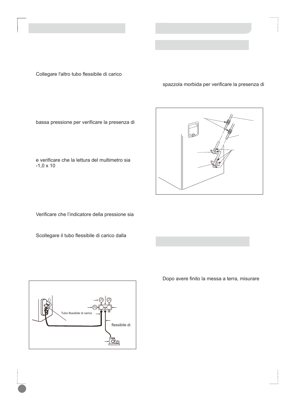 Comfort cool installation manual - l1_ 88, Test e funzionamento, Quando di usa la pompa a vuoto test fughe di gas | Controllo sicurezza elettrica | Electrolux EXI09HD1WI User Manual | Page 88 / 136