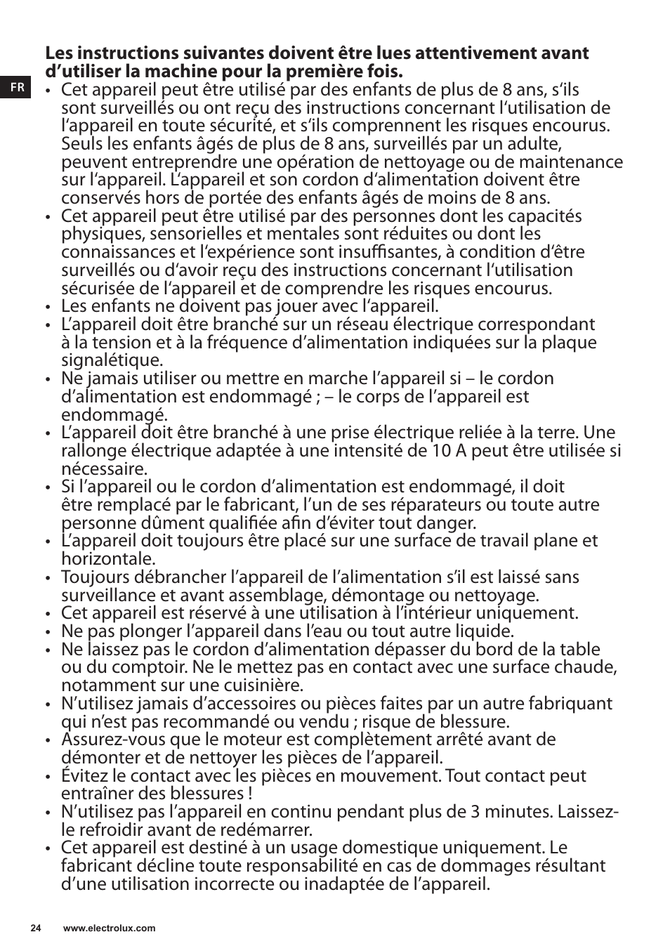 Electrolux EJP5000 User Manual | Page 24 / 72
