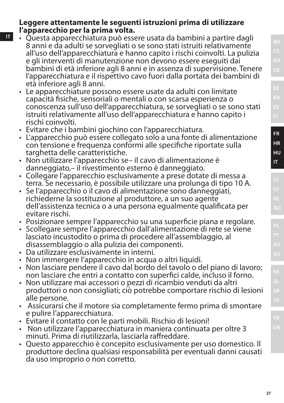 Electrolux EJP5000 User Manual | Page 27 / 72