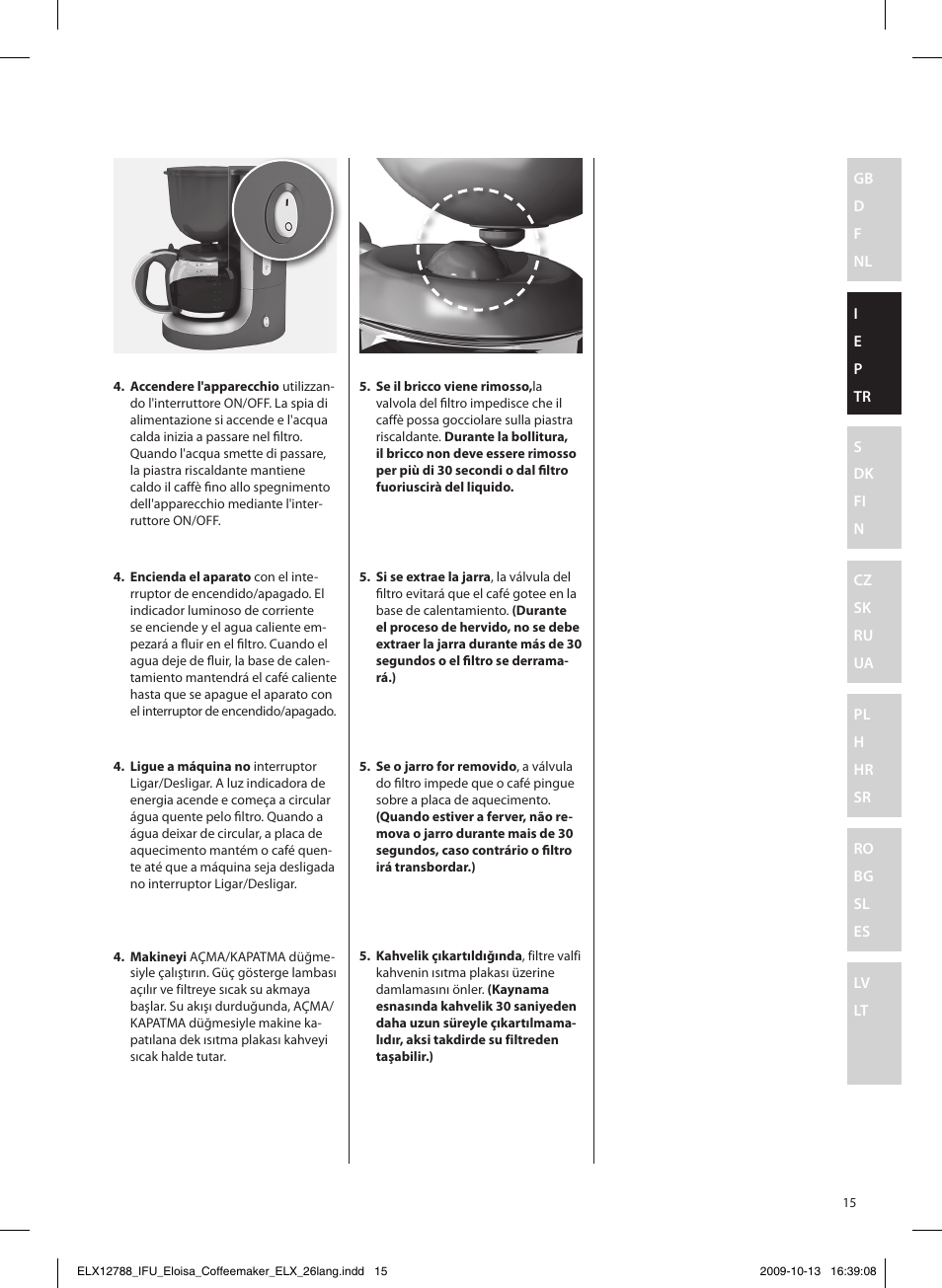 Electrolux EKF3100 User Manual | Page 15 / 60