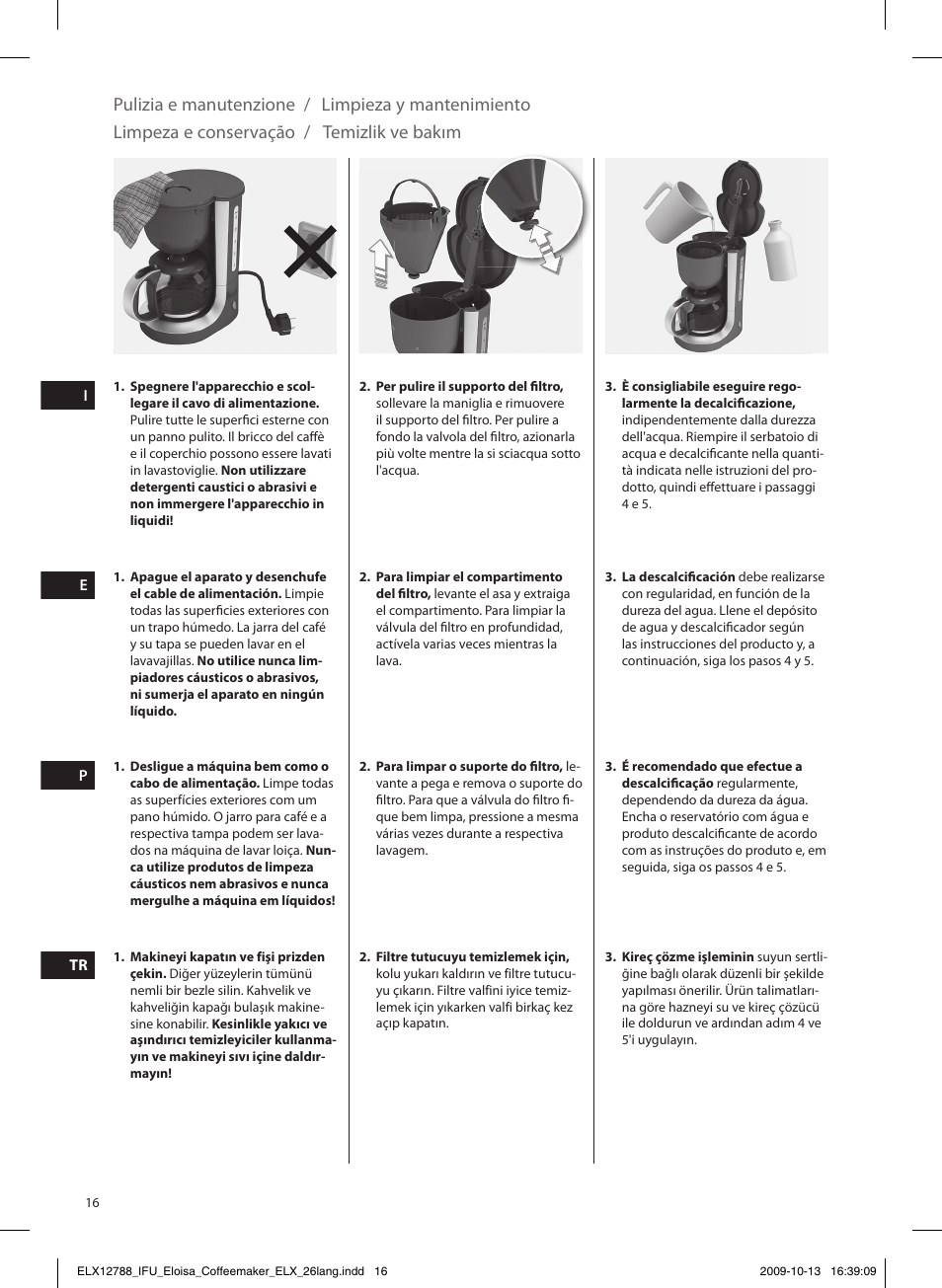 Electrolux EKF3100 User Manual | Page 16 / 60