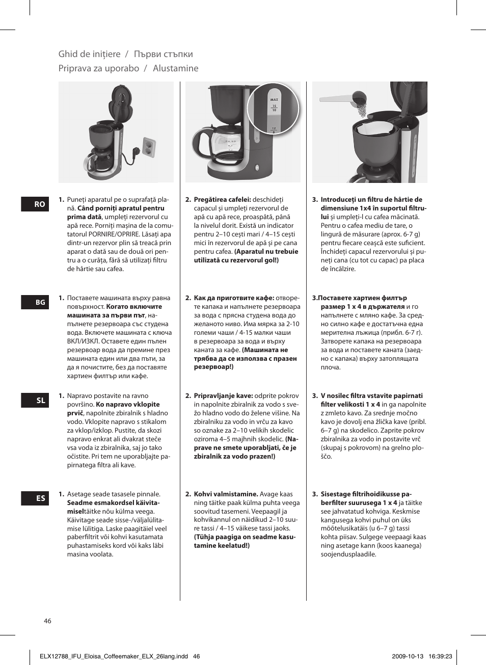 Electrolux EKF3100 User Manual | Page 46 / 60