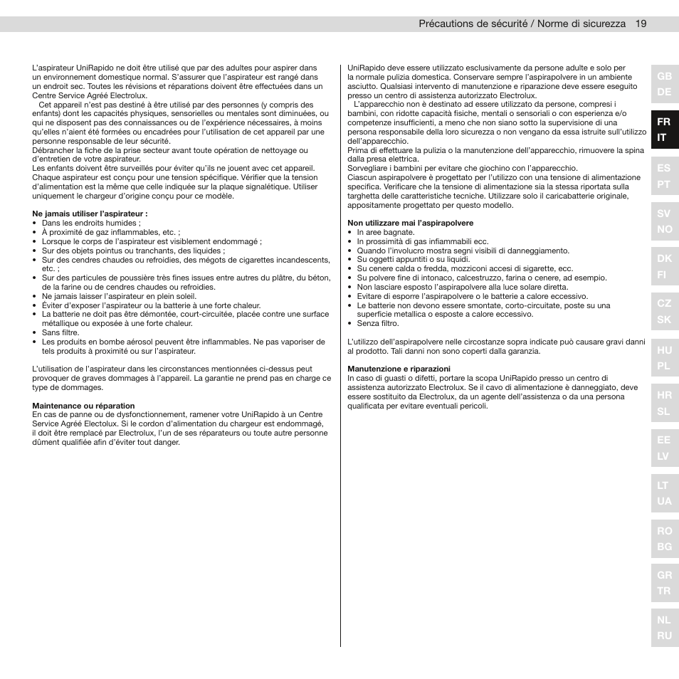 Electrolux ZB2805 User Manual | Page 21 / 140