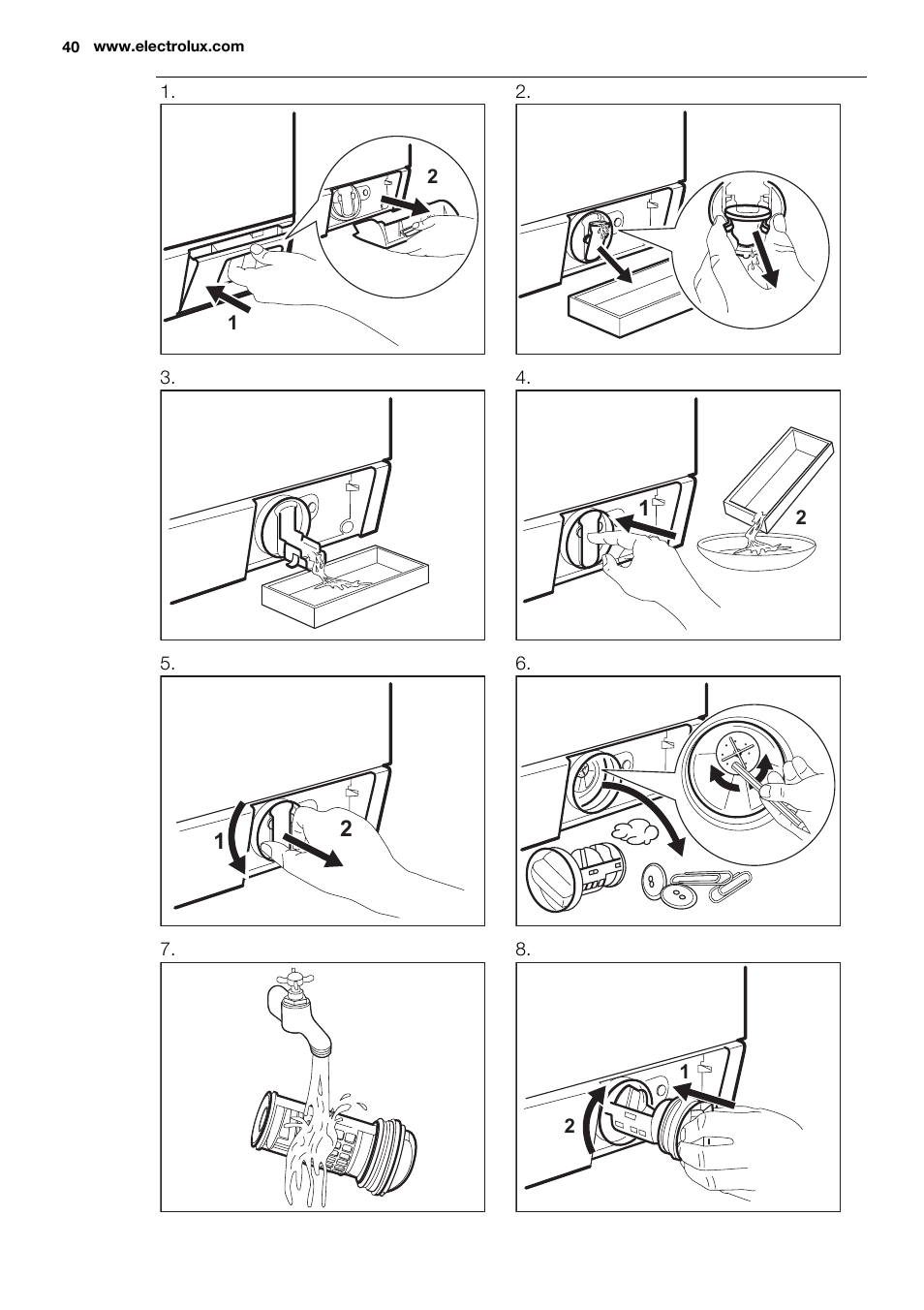 Electrolux EWF1286ODW User Manual | Page 40 / 48