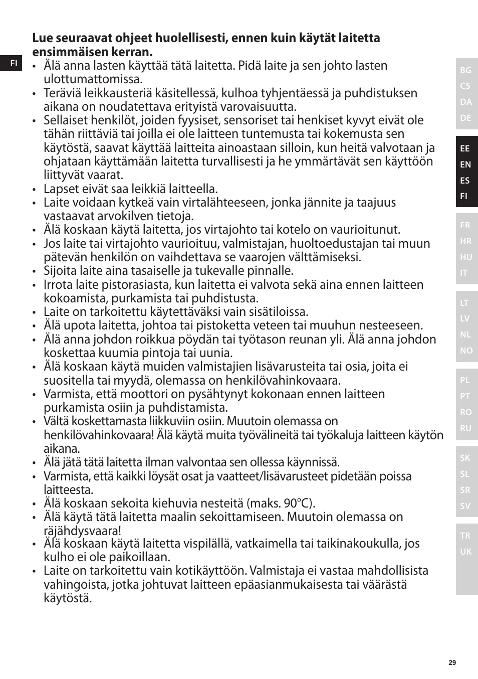 Electrolux EKM4000 User Manual | Page 29 / 140