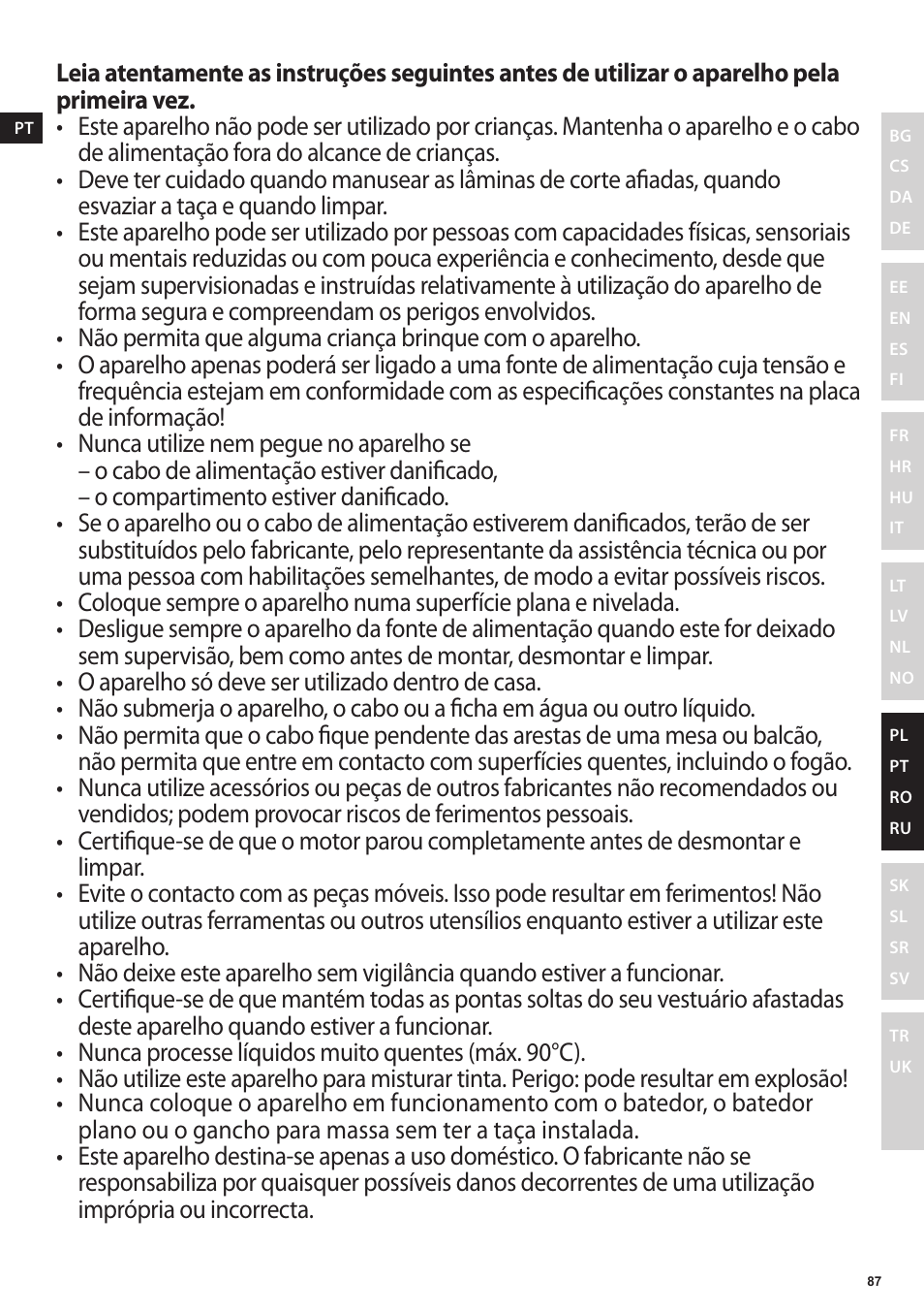 Electrolux EKM4000 User Manual | Page 87 / 140