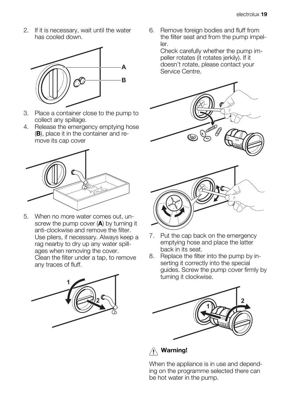 Electrolux EWG147540W User Manual | Page 19 / 84