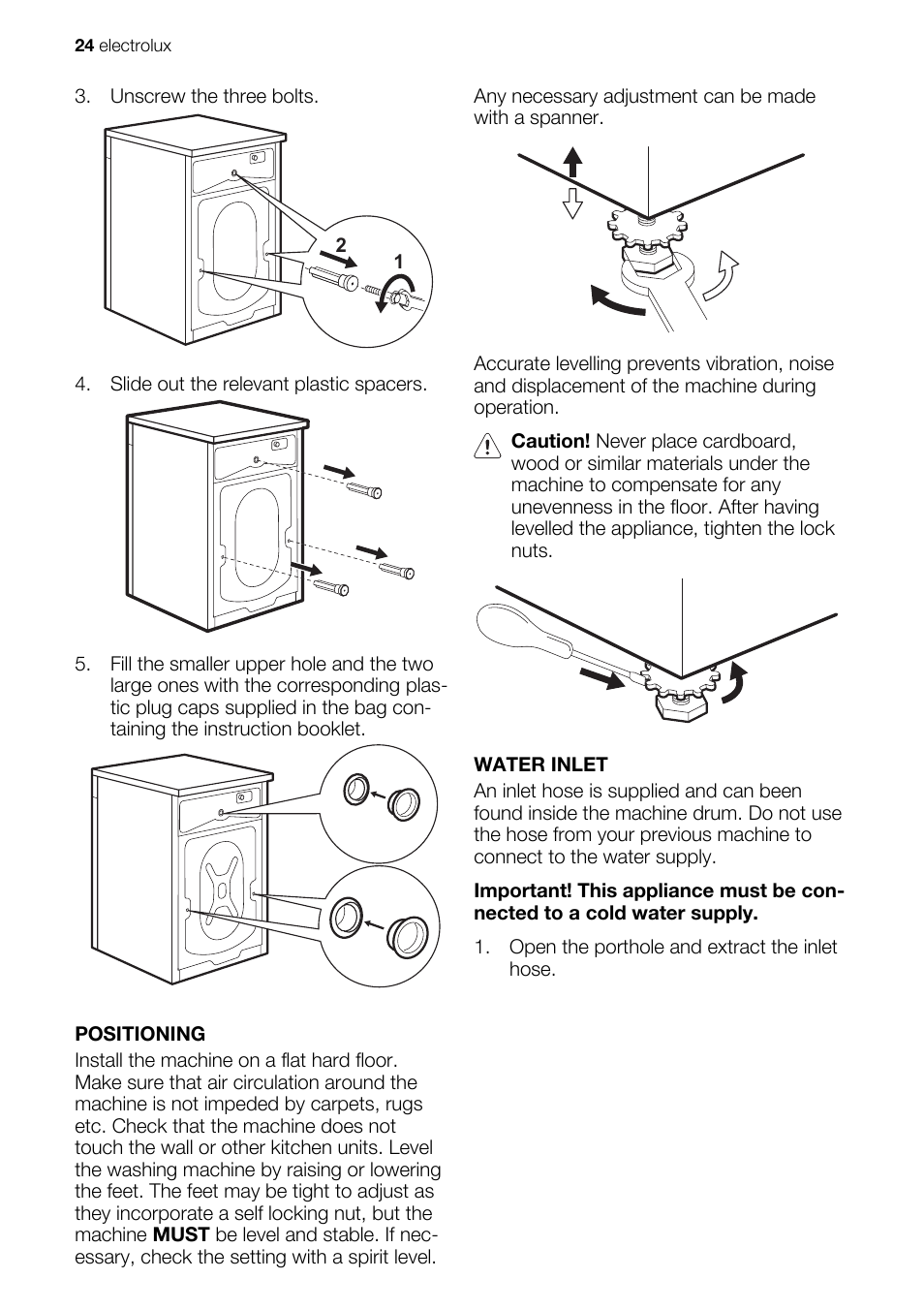 Electrolux EWG147540W User Manual | Page 24 / 84