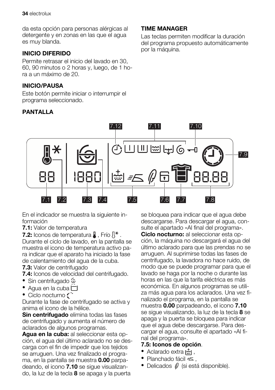 Electrolux EWG147540W User Manual | Page 34 / 84