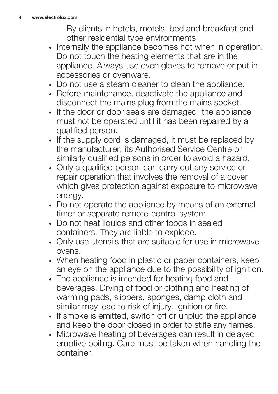 Electrolux EMS20100OX User Manual | Page 4 / 68