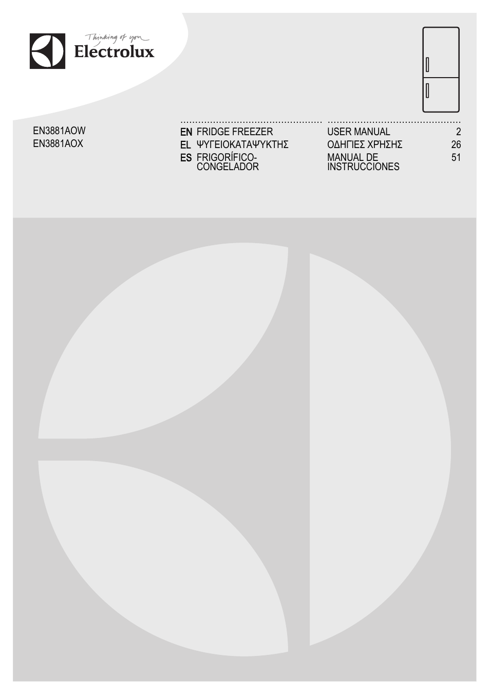 Electrolux EN3881AOX User Manual | 80 pages