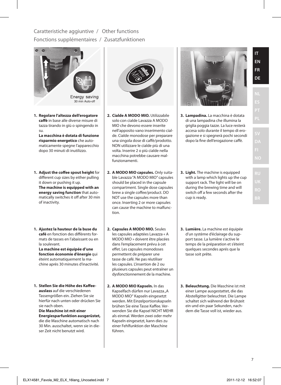 Electrolux ELM5200CB User Manual | Page 7 / 52