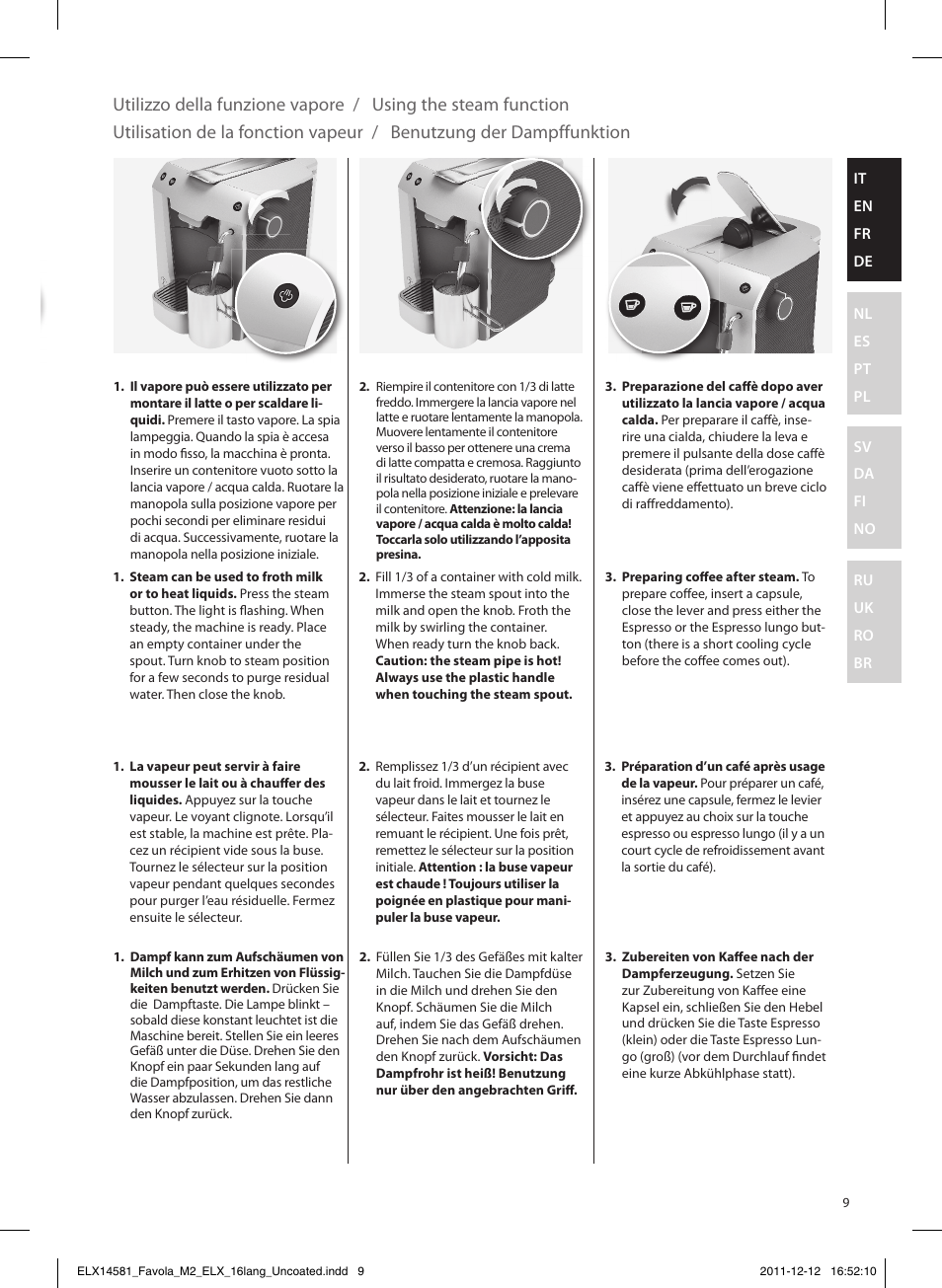 Electrolux ELM5200CB User Manual | Page 9 / 52