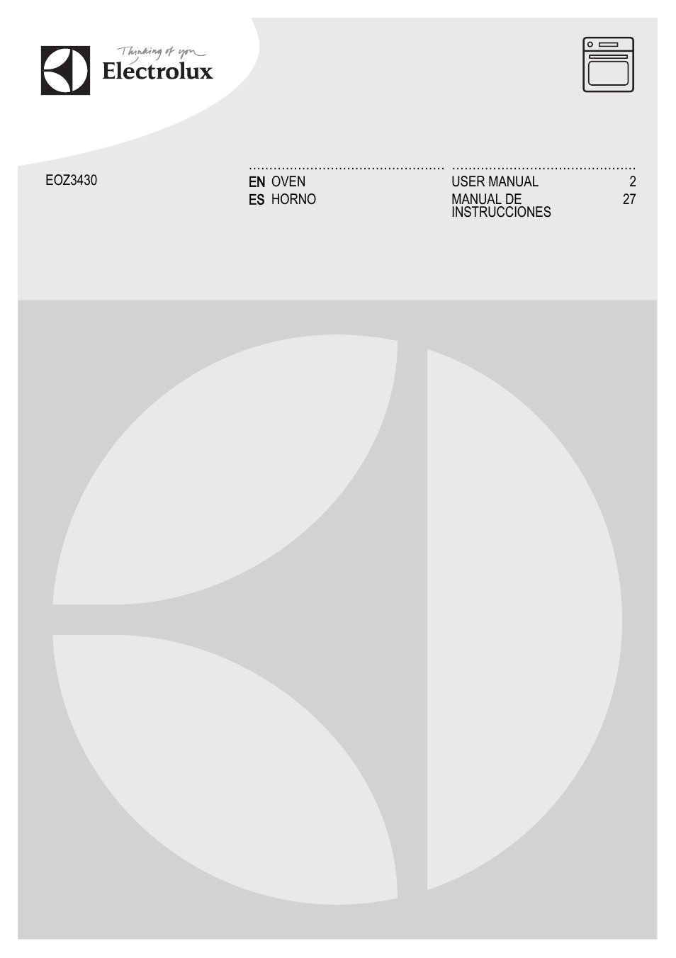 Electrolux EOZ3430DAX User Manual | 56 pages