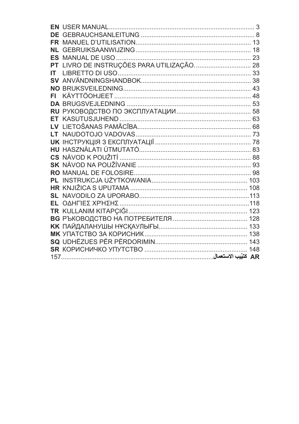Electrolux EFP60426X User Manual | Page 2 / 160
